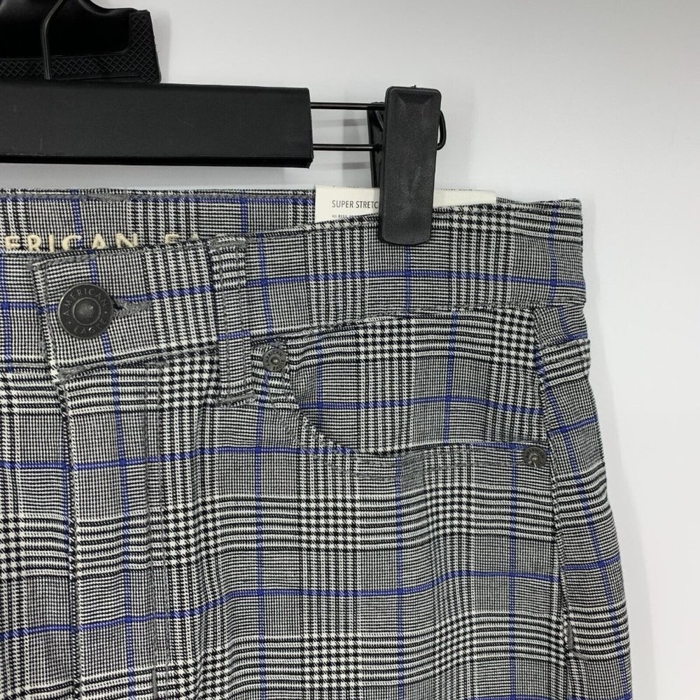 American Eagle Skirt Plaid Hi-Rise Mini Super Stretch NWT - Picture 2 of 8